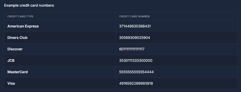 Step 2: Select Credit Card Type - CC Validator